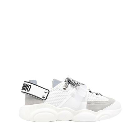 Moschino - Sneakers - Vit - Herr - Storlek: 41 Eu, Herr, Storlek: 41 EU