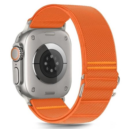 Tech-Protect Nylonarmband till Apple Klocka 44 / 45 / 46 / 49 mm - Orange