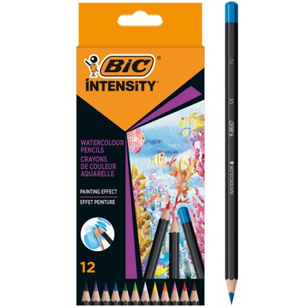 BIC Akvarelblyanter Intensity 12 stk
