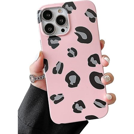 Kompatibelt med iPhone 12 Pro Max Skal Sött, Leopard Skyddande Skal Anti-repor Stötsäker Stötfångarskal För iPhone 12 Pro Max - Rosa