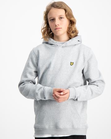 Lyle & Scott Classic OTH Hoody Fleece Grau Hoodies/Kapuzenpullover Jungen - Kidsbrandstore