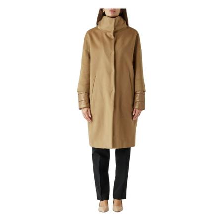 Herno, Single-Breasted Coats Bruin, Dames, Maat:L