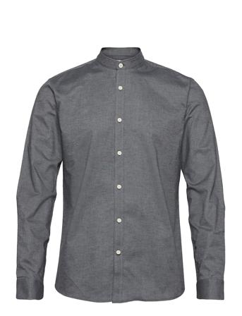 Oxford Manderin Superflex L/S Grey Lindbergh