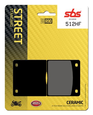 SBS HF Ceramic Bromsbelägg Bak - Suzuki GS 1000 E 1978-1980