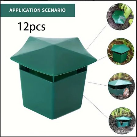 12 Stk. Sneglefælde Have Grøntsagshave Sneglebur Insektfælde Sneglebekæmperfælde