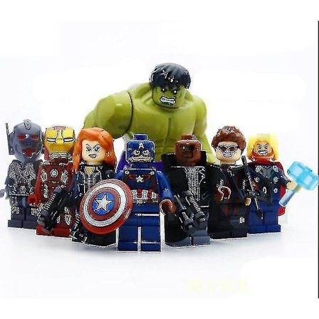 Mng 8pcs Avengers Christmas Xmas Gift Superheroes Mini Building Blocks Toys