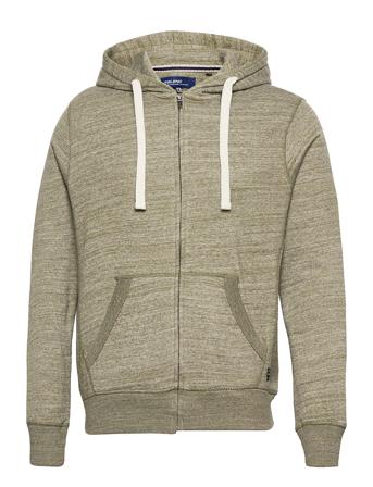 Bhalton Zipthrough Sweatshirt Hoodie Grön Blend