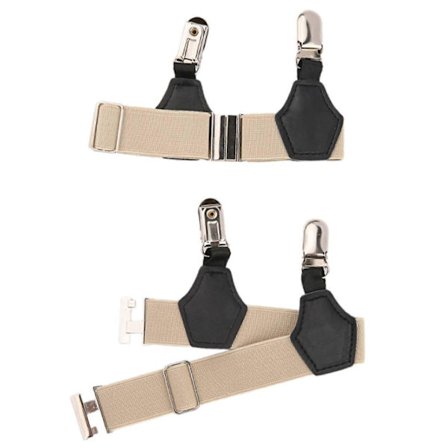 2 kpl Miesten Joustavat Sukanpidikkeet Vahvoilla Metalliklipsillä Sukkien Liukumisen Estoon Säädettävät Sukkien Henkselit Tummansininen yksittäinen 