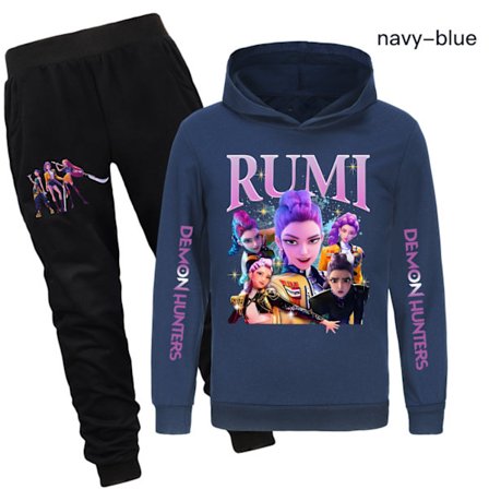 Kpop Heksejegere Barne Genser Hettegenser Bukse Sett