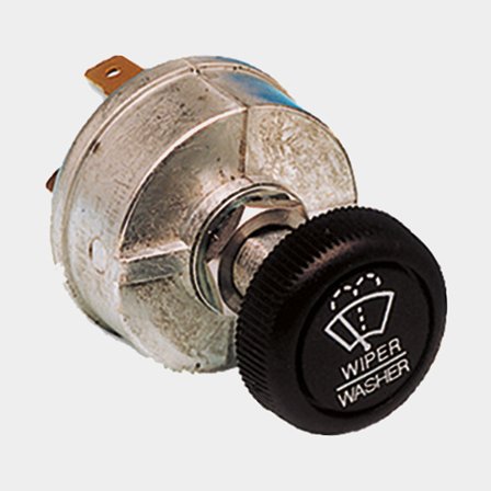 Spínač / kontakt pro stěračový motor Exalto Wiper Control Retro, 12/24 V, 2-rychlostní, pro 2 stěračové motory