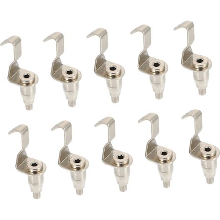 10 Stykker Wire Rope Hænger Reb Øje Krog Reb Fittings Krog Stol Skinne Kroge Fotoramme Hænger Spejl Hængere Wire Rope Foto Hænger Krog Til Billede