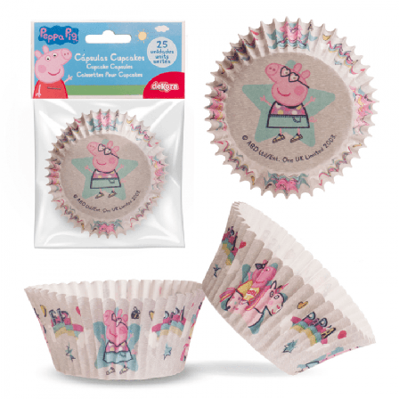Muffinsformar Greta Gris 25-pack - Partyninja.se