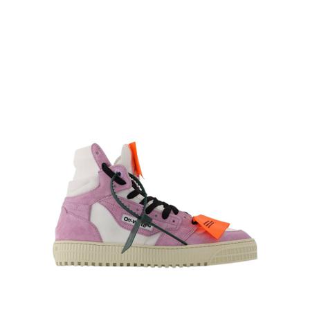 Off White, Off Court 3.0 Sneakers in Lilac/White Suede Mix Paars, Dames, Maat:38 EU