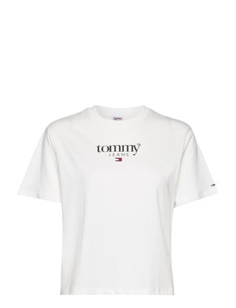 Tjw Classic Essential Logo 1 Ss T-shirt Top Hvid Tommy Jeans