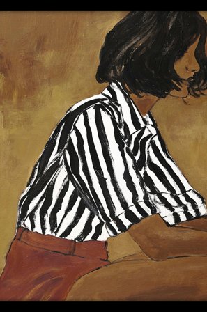 Malerifabrikken - Fine Art Board / Let it go / Svart ramme - Brun - Bilder & skilt - Fra Homeroom