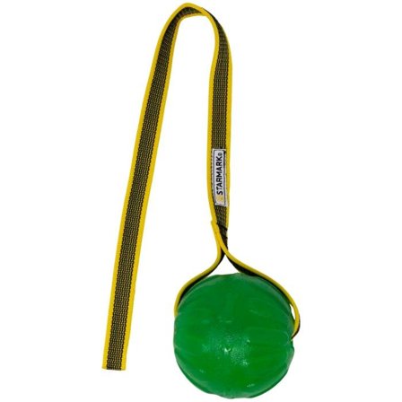 Starmark Gripcord Chew Ball Long M/L