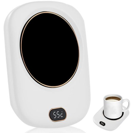 Kopvarmer Drikkevarmer med 3 Temperaturindstillinger, Elektrisk Kaffevvarmer, Tevarmer, Underkop, Kopvarmer Smart termostatisk underkop