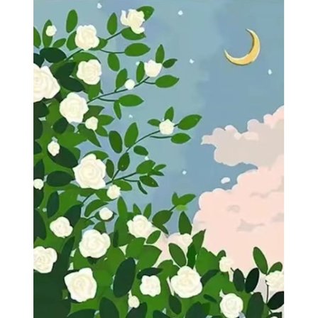 30x40cm 5D DIY Diamantmaleri Fuld,Rose Serie#F,DIY Diamant Rh