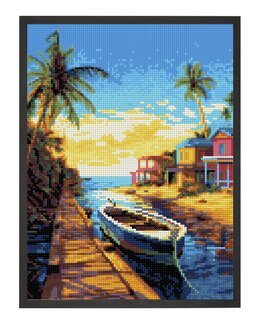 Diamond painting Ruhiger Moment