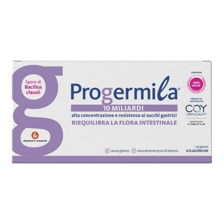 Progermila 10 Miliardi 6 Flaconcini Da 10ml