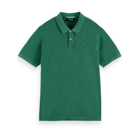 Scotch & Soda Polo , Groen , Heren , Maat: S