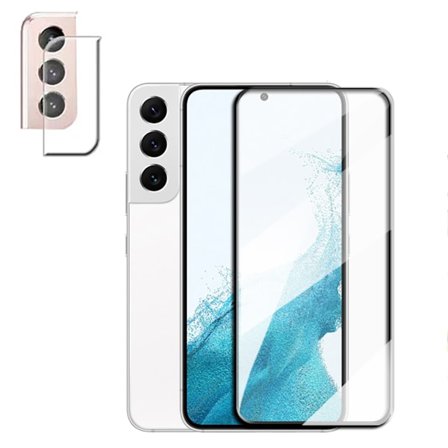 Galaxy S22 Plus Skärmskydd + Kameralinsskydd 2.5D HD 0,3mm