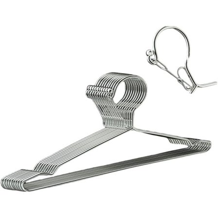 10-pack 16,5" trådhängare - 25 lb belastningskapacitet - T = 4 mm -