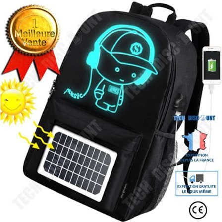 Ryggsäck - TD - Intelligent - Klättring - Solenergi USB - 20-35L