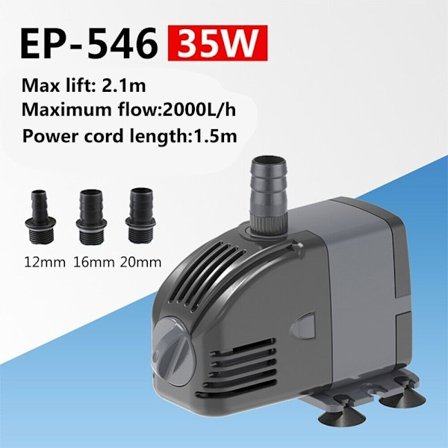 Upotettava suihkulähdepumpun suodatin 35W 35W