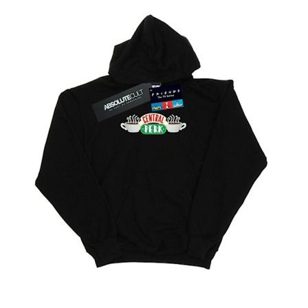 Friends Herr Central Perk Hoodie 4XL Svart