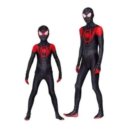 Spiderman Kostume Miles Morales Cosplay Voksne Halloween 130