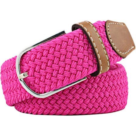 Flerfarget Elastisk Vevd Belte Casual Flettet Stretchbelte