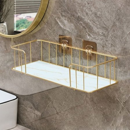 Baderomshylle Uten Borejern HVIT GULL HVIT GULL