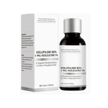 1-3 stk. Volufiline 92% + Pal-Isoleucin 1% Plumping Vandfrit Serum, Volufiline Serum, Ansigtspleje til Tab af Volumen, Hudelasticitet, 30 ml