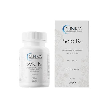 Clinica Solo K2 - vitamina K - 60 compresse = 2 mesi di