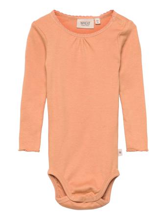 Body Rib Lace Ls Beige Wheat