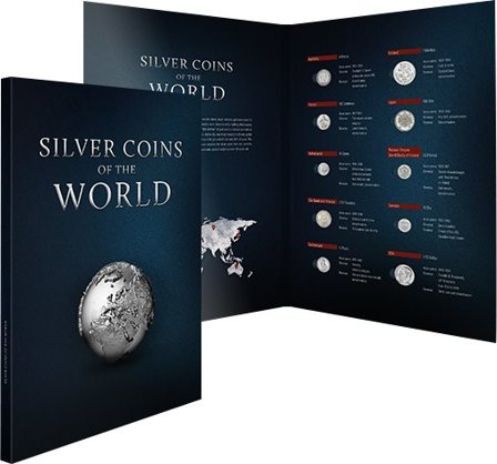 "Verden - Sølvmønter fra"Verden"-samling - 10 sølvmønter - Meget fin - Ucirkuleret"