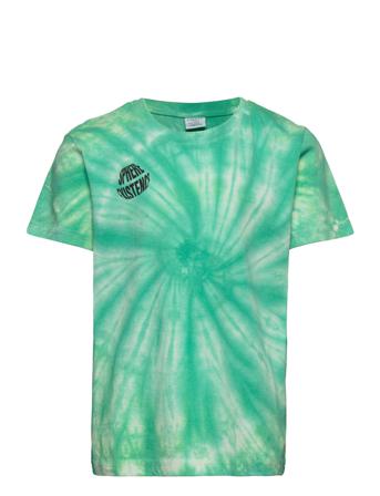 T Shirt Tie Dye T-shirts Short-sleeved Grön Lindex