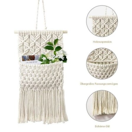 IC CNE Væghængende, organizer, gobelin, boho, magasin