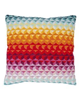 Broderikit Kudde Långstygn Färgstark