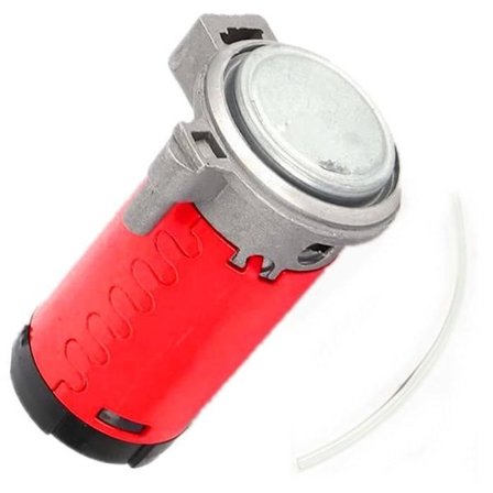 YIYIDA Bilhorn Rød DC 12V Motor Luftkompressor Lufthorn med Udskiftningsslange Luftpumpesæt