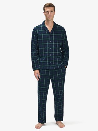 John Henric Men's Green Pyjamas Set Nathan Size M