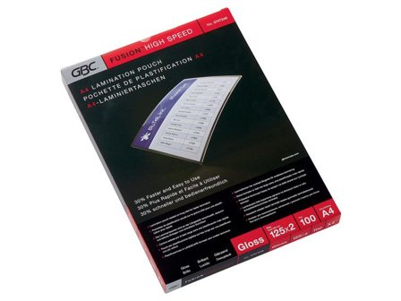 GBC Laminat A4 125mic liggande 100/fp - Lyreco - Kontorsmaskiner - Laminering - Laminat - A4