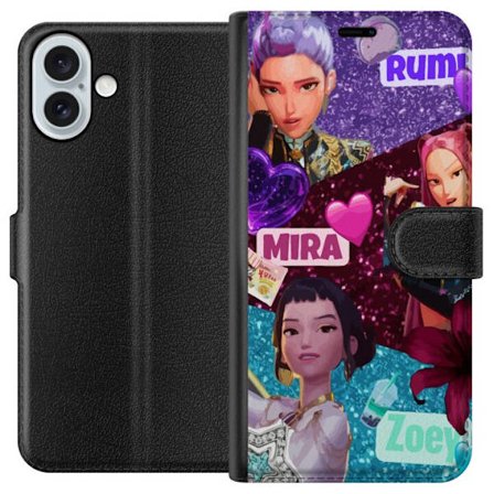 Yhteensopiva Lompakkokotelo Apple Apple iPhone 16 Plus Borussia Dortmundin BVB 09-emblema keltainen ja musta graafinen suunnittelu jalkapallofaneille