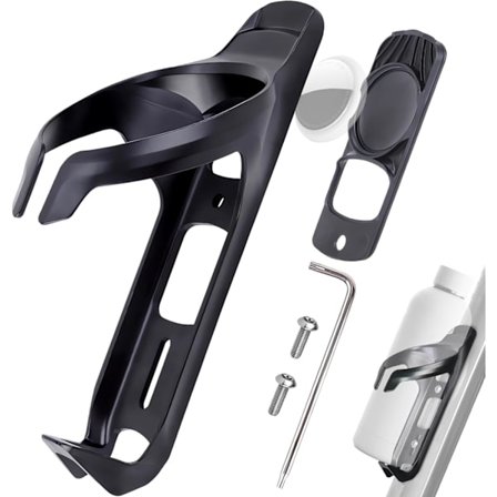 Sykkel Vannbur for AirTag Koppbærer, Sykkelflaskeholder for Air-Tag Sykkelflaskeholder, Airtag Vannflaskebur Holder