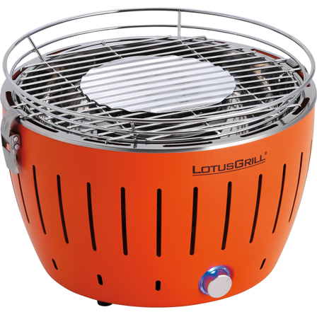 LotusGrill G-OR-280 Kulgrill 28 cm, orange, Madlavning & grill