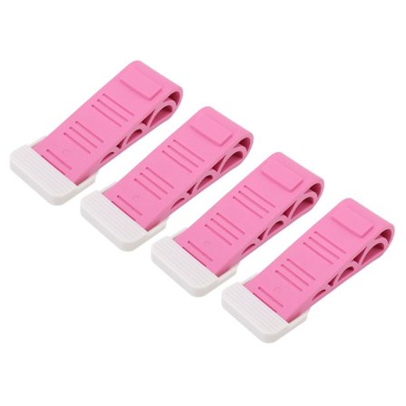 4 stk. Pink Dørstopper Gummi Dørstopper Sikkerhedskile KLB