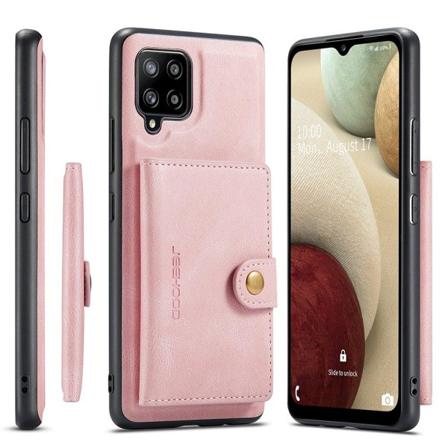 Glat cover med kortrum - Samsung Galaxy A12 Roséguld