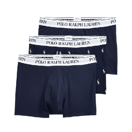 Polo Ralph Lauren Classic Stretch-Cotton Trunk 3-Pack Kalsonger Herr Blå XL