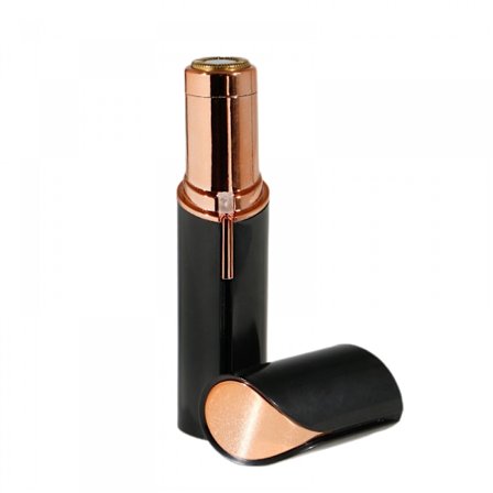 Facial Hair Removal for Women Smertefri Hårfjerner, Vandtæt Shaver Razor Hårfjerner med LED-lys til Ansigt Bikini Peach Fuzz Overlæbe (Sort)